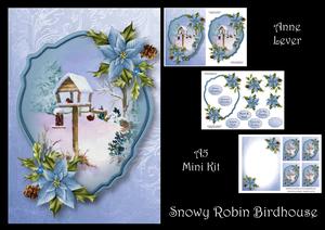 Snowy Robin Birdhouse - Mini Kit