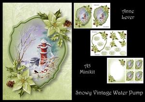 Snowy Vintage Water Pump - Mini Kit