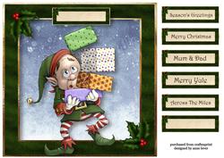 Balancing Elf 8x8 Quick Topper