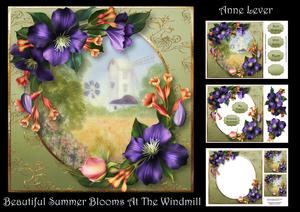 Beautiful Summer Blooms at the Windmill