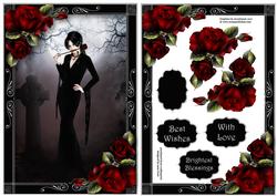 The Gothic Red Rose