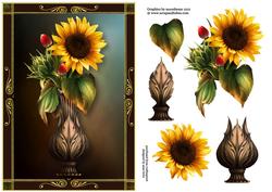 Beautiful Bright Sunflower Bouquet