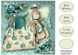 Handbags & Gladrags Race Day Chic 8x8 Quick Topper