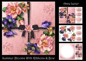 Summer Blooms with Ribbons & Bow