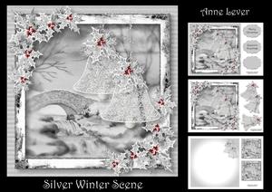 Silver Winter Scene