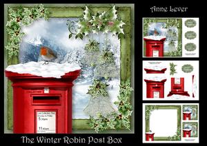 The Winter Robin Post Box