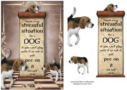 Handle Every Stressful Situation Like a Dog - beagle