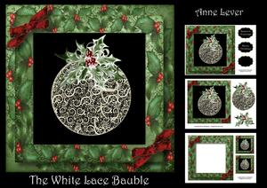 The White Lace Bauble
