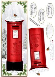 The Christmas Postbox Large Dl