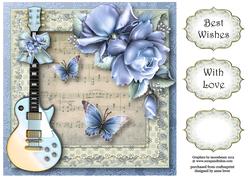 The Music of the Blue Roses 8x8 Quick Topper