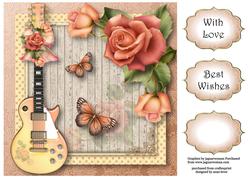 The Music of the Downton Roses 8x8 Quick Topper