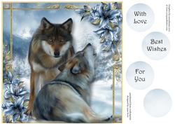 The Winter Wolves 8x8 Quick Topper