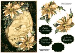 The Golden Poinsettias