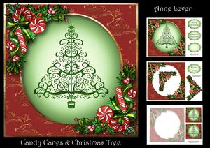 Candy Canes & Christmas Tree