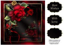 Ravishing Red 8x8 Quick Topper