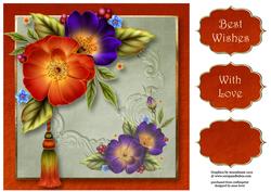 Vibrant Orange 8x8 Quick Topper