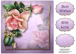 Pretty Pink 8x8 Quick Topper