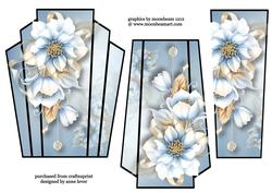Art Deco Stacker - Beautiful Blue
