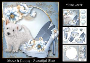 Shoes & Puppy - Beautiful Blue