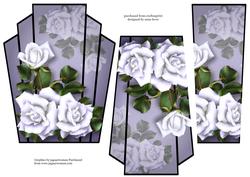 Art Deco Stacker - the White Tudor Rose