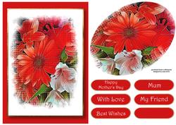 Floral Splendour - Ravishing Red Quick Topper