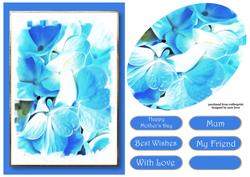 Floral Splendour - Beautiful Blue Quick Topper
