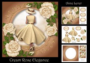 Cream Rose Elegance