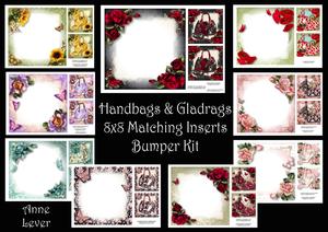 Handbags & Gladrags Matching 8x8 Inserts Bumper Kit