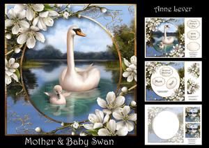Mother & Baby Swan
