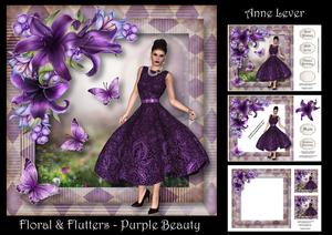 Floral & Flutters - Purple Beauty