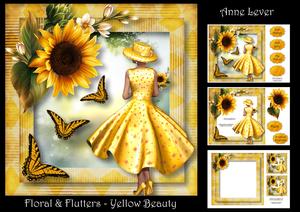Floral & Flutters - Yellow Beauty