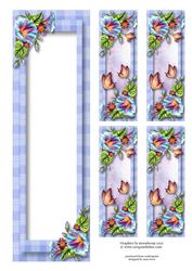 Floral & Flutters Large Dl - Morning Glory Insert