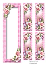 Floral & Flutters Large Dl - Roses & Lilies Insert