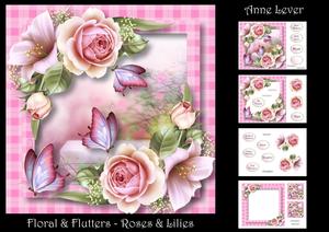 Floral & Flutters - Roses & Lilies