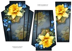Art Deco Stacker - Spring Daffodils