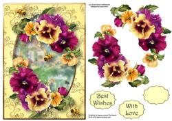 Pansies at the Flower Cottage A5