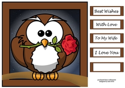 The Romantic Owl 8x8