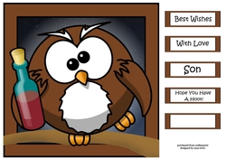 The Tipsy Owl 8x8