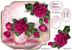 Teacup & Saucer - Claires Roses