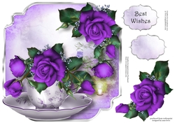 Teacup, Saucer & The Purple Rose