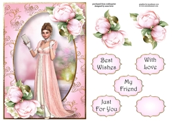 Soft Pink Peony Beauty A5