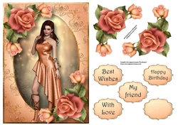 Peach Rose Beauty A5