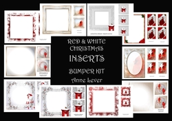 Red & White Christmas Inserts Bumper Kit