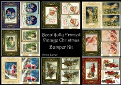 Beautifully Framed Vintage Christmas Bumper Kit
