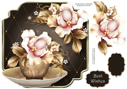 Summer Sparkle - Teacup & Saucer