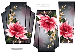 Art Deco Stacker - Pink Dahlia