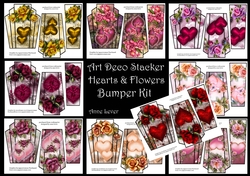 Art Deco Stacker Hearts & Flowers Bumper Kit