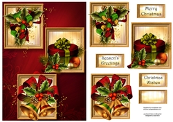 Frame Trio Christmas - Bells & Bows