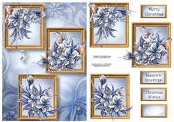 Frame Trio Christmas - Winter Florals
