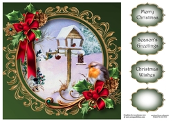 The Winter Bird Table 8x8